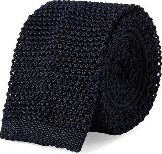 Ralph Lauren Purple Label Cravatta Superknit - Blu