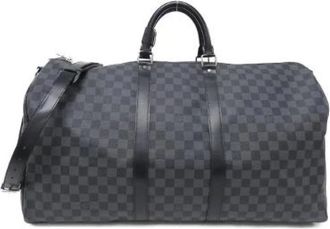 Louis Vuitton Vintage, unisex, Grijs, ONE Size, Pre-owned Weekendtas