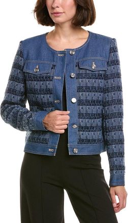Karl Lagerfeld Karl Lagerfeld Tweed Varsity Jacket