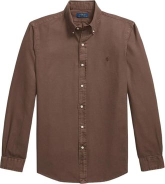 Polo Ralph Lauren Overhemd met lange mouwen - Bruin