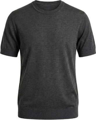 Daniele Fiesoli Paricollo T-shirt - Heren - T-shirts - Zwart - L - Katoen - Tops