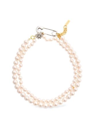 Moschino Light Pink Pearl Necklace
