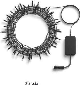 Philips Hue - Festavia 500 Led Cadena De Luz 40 Metros Cable Negro - 24686700