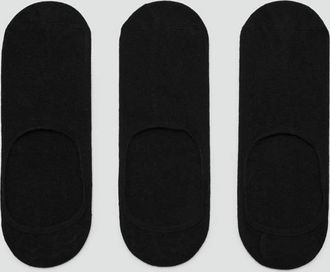 Mango Pack 3 calzini invisibili nero - Uomo - 40-42 - MANGO MAN