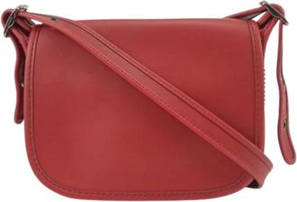 Coach Pre-owned Pochette Schoudertas - Dames - Pre-owned - Rood - Maat: ONE Size Leer