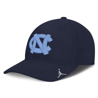 Nike Mens North Carolina Sideline Practice Jordan Brand Dri-FIT College Hat in Blue | JC5B41SNCN-3XB