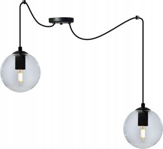 OEM L&aacute;mpara Colgante De Techo Con Forma De Ara&ntilde;a Y Bola De Cristal Led