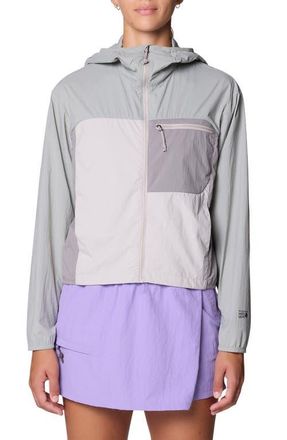 Mountain Hardwear Wind Veil Hooded Jacket in Half Moon Grey/City Fog at Nordstrom, Size X-Small