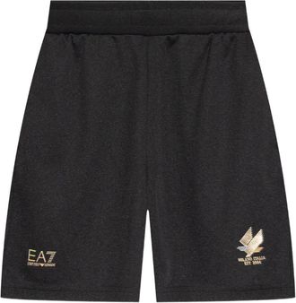 Emporio Armani Costume da bagno con logo - Nero