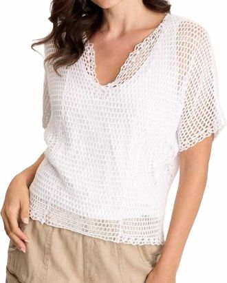 Xcvi Centre Top In White