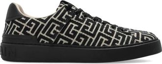 Balmain B-Court Sneakers - Heren - Sneakers - Zwart - 41 EU - Katoen - Schoenen