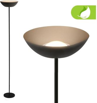 Briloner Estate Lampada da terra led cordless, dimmerabile, touch, nera - Briloner