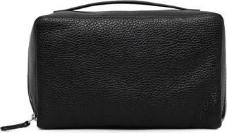 Coccinelle zip make up bag - women - Calf Leather - One Size - Black