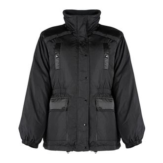 Silvian Heach Gewatteerde Jas - Dames - Jassen - Zwart - Maat: XS Leer