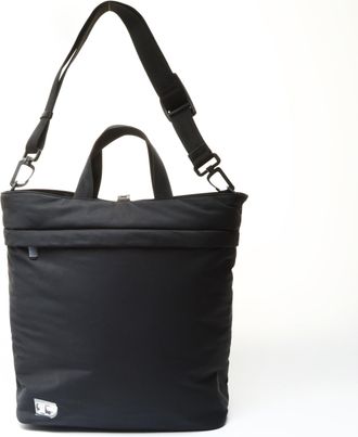 Burberry Black Nylon Shopping Bag Tote Bag (Pre-Owned)