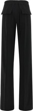 Rick Owens Womens Black Viscose Casual Pants