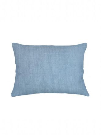 Anaya with Love So Soft Linen Pillow Cover Only in Coastal Blue at Nordstrom, Size 1Ft 8In X 1Ft 8In