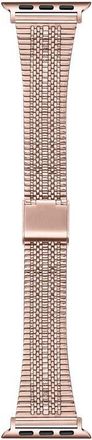 Posh Tech Eliza Stainless Steel Apple Watch Watchband in Rose Gold at Nordstrom, Size 38