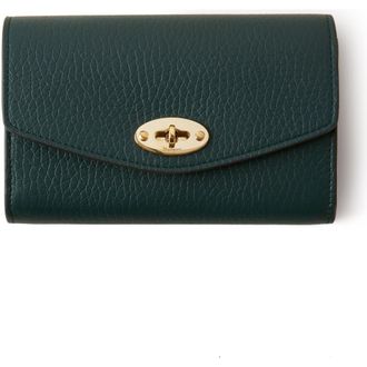 Mulberry Medium Darley Wallet in Mulberry Green at Nordstrom