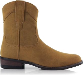 Aldo Mens Austin High Top Western Style Boot In Wheat Suede