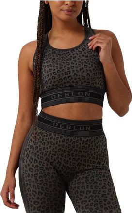 Deblon Sports Fitness, Dames, Zwart, S, Tweed, Seamless Joy Top