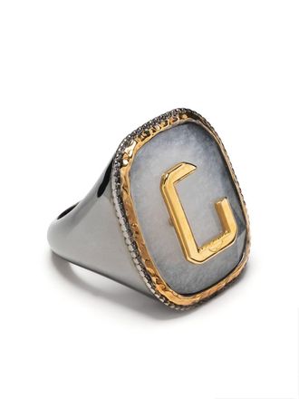Zadig&Voltaire Anello con sigillo Cecilia - Argento