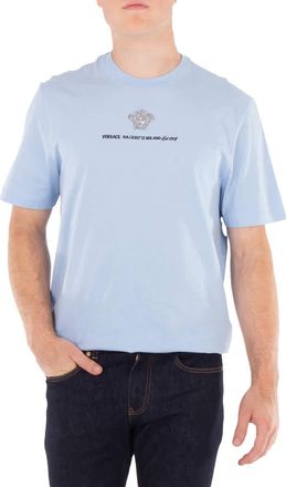 Versace Medusa Milano Print Cotton T-Shirt