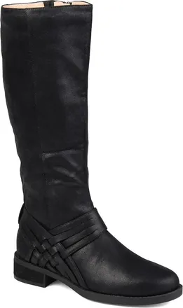Journee Collection Meg Boot in Black at Nordstrom Rack, Size 5.5