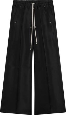 Rick Owens Wide Trousers, male, Black, Size: M Baggy Loose Pants