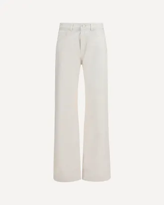 Ami High-rise straight-leg Jeans in cotton Female 25
