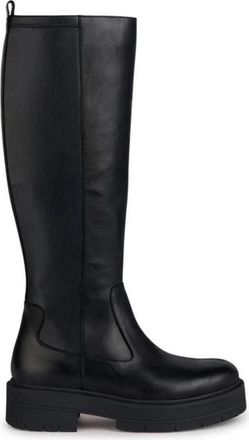 Geox Spherica EC7 - Dames - Hoge Laarzen - Zwart - 36 EU - Leer - Schoenen