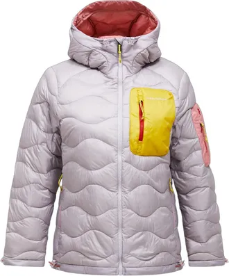 Peak Performance Womens Helium Utility Down Hood Jacket White XS