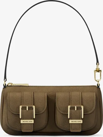 Michael Kors Zoe Small Suede Convertible Pochette