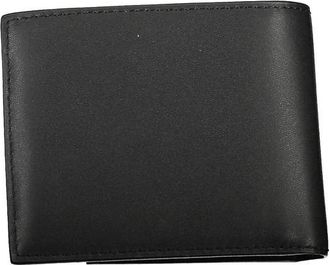 Calvin Klein Polyurethane RFID-Blocking Wallet - Black