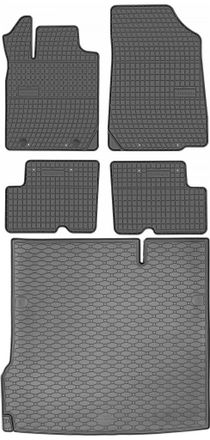 OEM Juego De Alfombrillas De Goma Para Coche Y Maletero Para Dacia Duster I Suv (2010-2013)