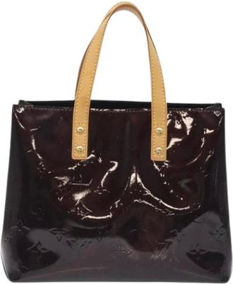 Louis Vuitton Pre-owned Handbags, female, Purple, Size: ONE SIZE Pre-owned Canvas Handbag