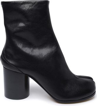 Maison Margiela Leather Tabi Ankle Boots