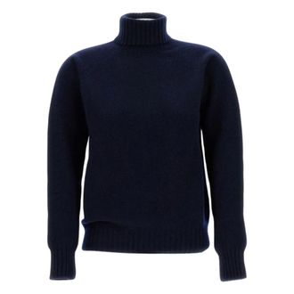 Drumohr Coltrui - Dames - Truien - Blauw - Maat: L Wol