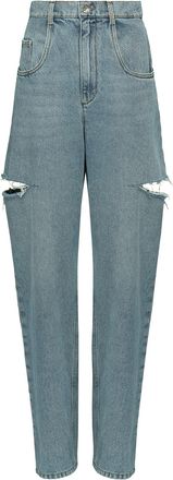 Maison Margiela DENIM JEANS WITH SIDE RIPS - Maison Margiela - Woman