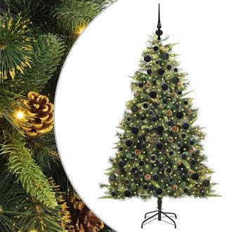 vidaXL &Aacute;rbol De Navidad Artificial Con Ramas Plegables Y Conos 180 Cm Vidaxl