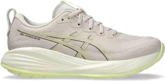 Asics Womens Gel Cumulus 27 Shoe In Mineral Beige/huddle Yellow