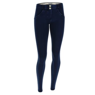 Freddy Pantalone WR.UP superskinny vita e lunghezza regular in jersey denim scuro