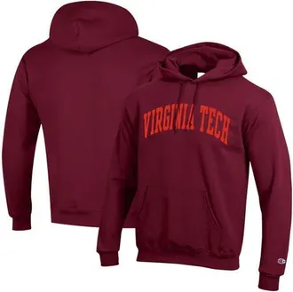 Champion Mens Champion Maroon Virginia Tech Hokies Basic Arch Fleece Pullover Hoodie at Nordstrom, Size Small