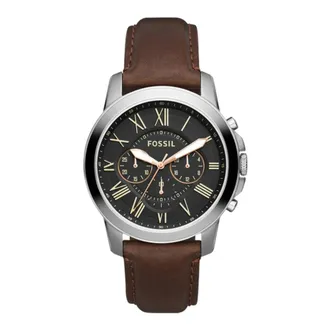 Fossil Heren, Accessoires, Bruin, Maat: ONE Size Leer