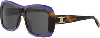 Celine Sunglasses, female, Brown, Size: 55 MM Sunglasses