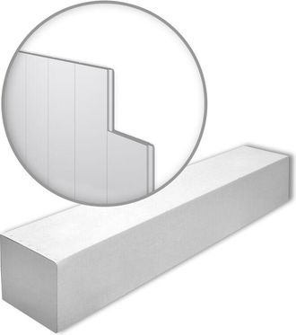 NMC Nmc - Wg2-box Wallstyl Noel Marquet 1 Caja 8 Piezas 3d Revestimiento Mural Dise&ntilde;o Moderno Blanco 1,84 M2