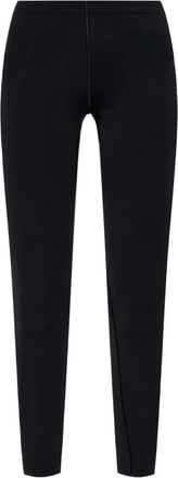 Yohji Yamamoto Leggings sportivi con decorazione - Nero