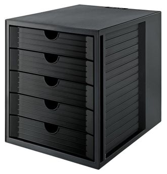 Han Han Systembox Karma Caja De Cajones Negra 34 Cm
