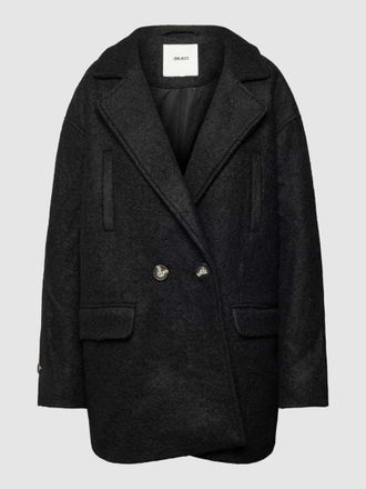 Object Mantel mit Reverskragen Modell DANERYS in Black, Gr&ouml;&szlig;e 42