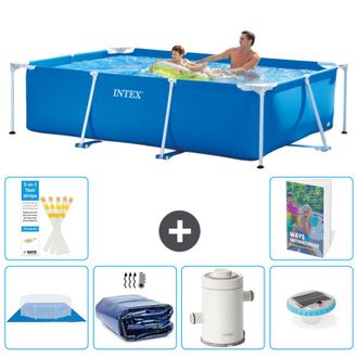 Intex Piscina Con Estructura Rectangular - 260x160x65 Cm - 7-piezas S98
